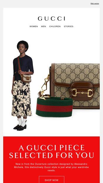 gucci email italia|gucci email marketing.